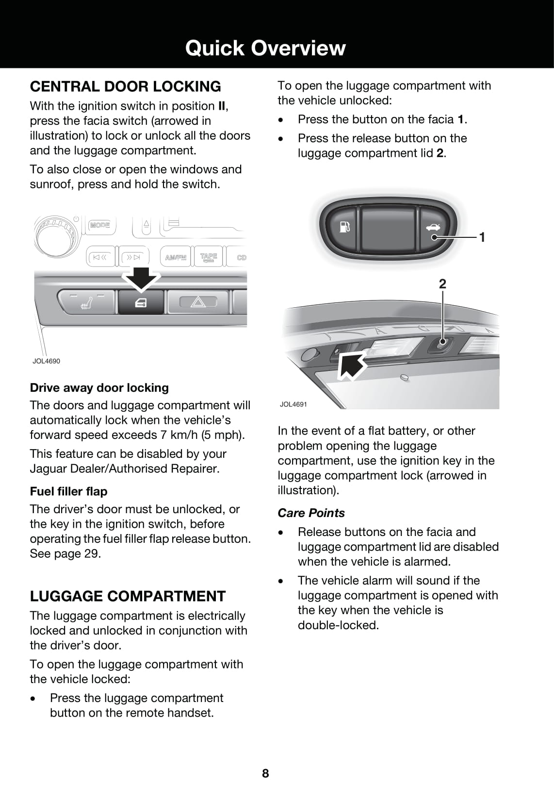 2004-2007 Jaguar S-Type Bedienungsanleitung | Englisch