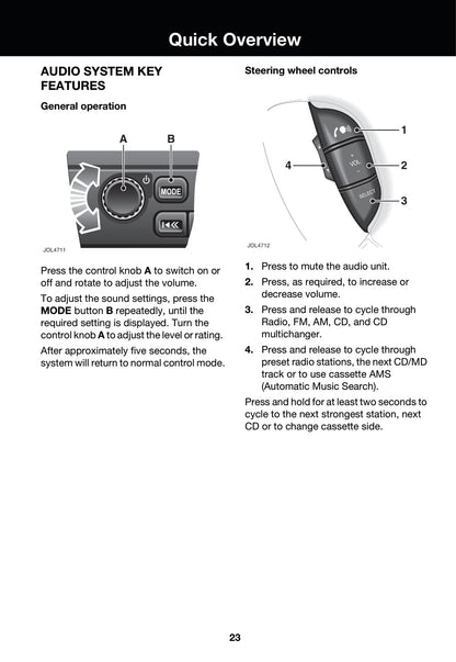 2007-2008 Jaguar S-Type Owner's Manual | English