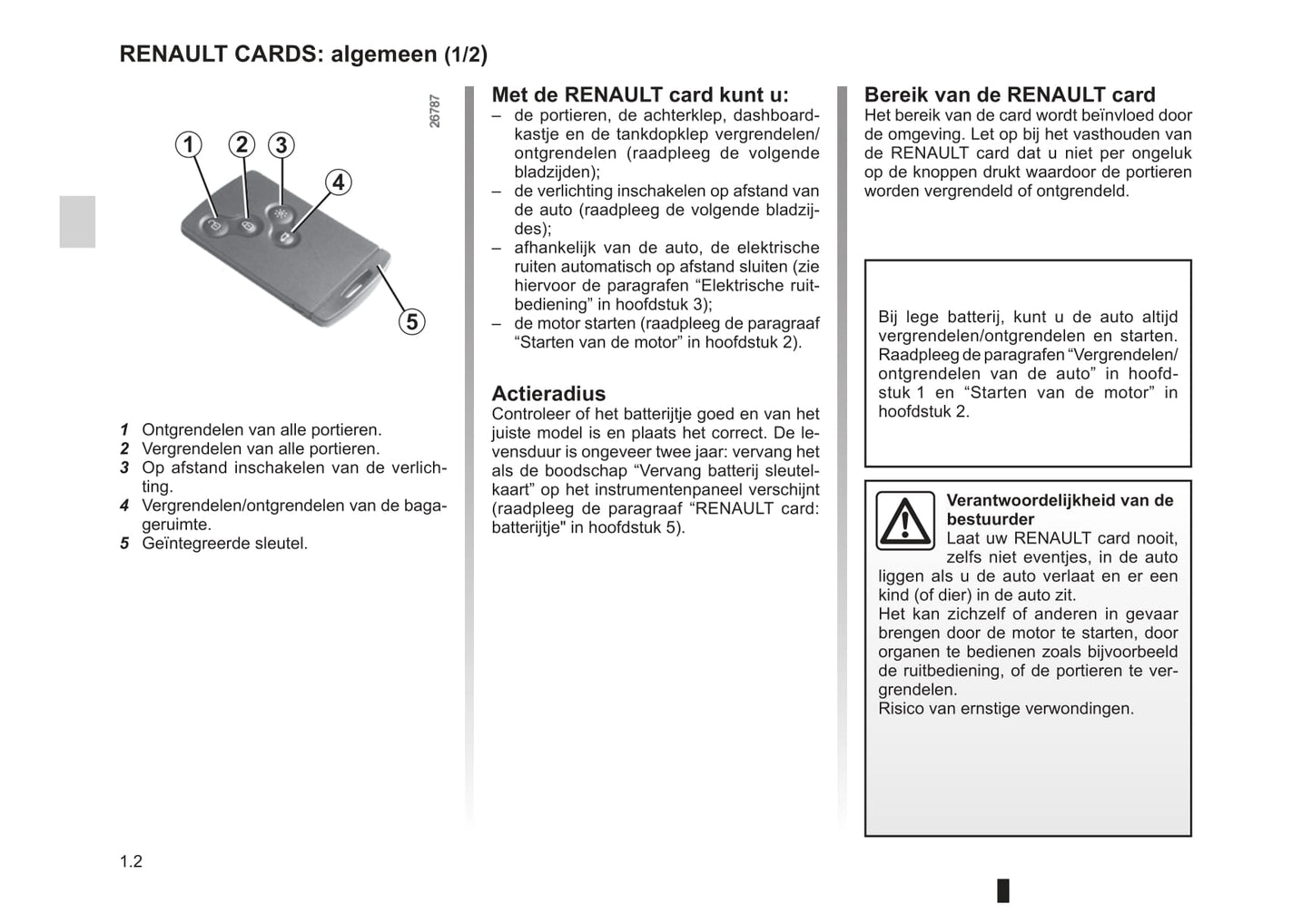 2013-2014 Renault Mégane Coupé Cabriolet/Mégane CC Owner's Manual | Dutch