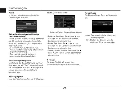 Kia Ceed Navigationssystem Bedienungsanleitung 2012 - 2015