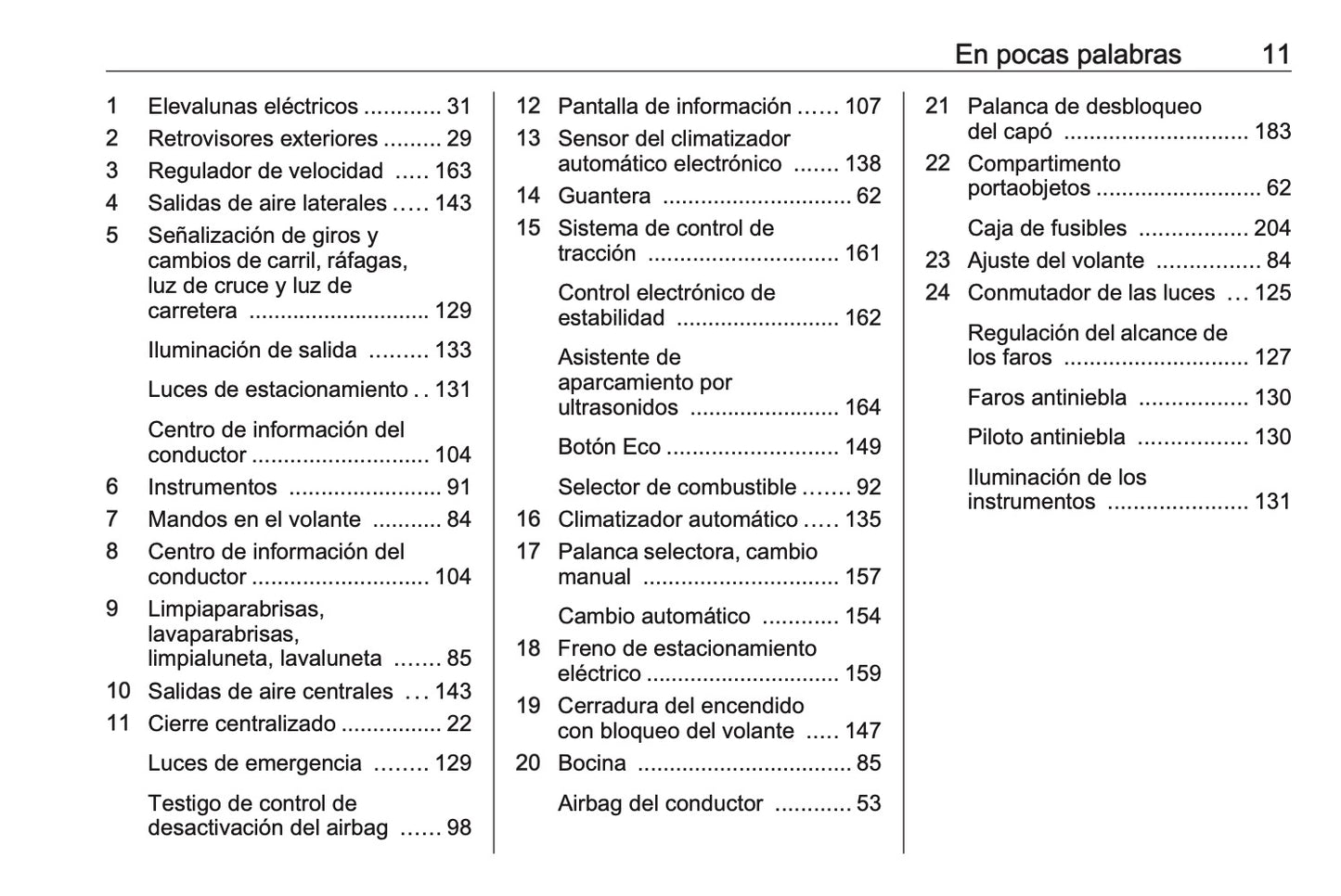 2016-2017 Opel Meriva Owner's Manual | Spanish