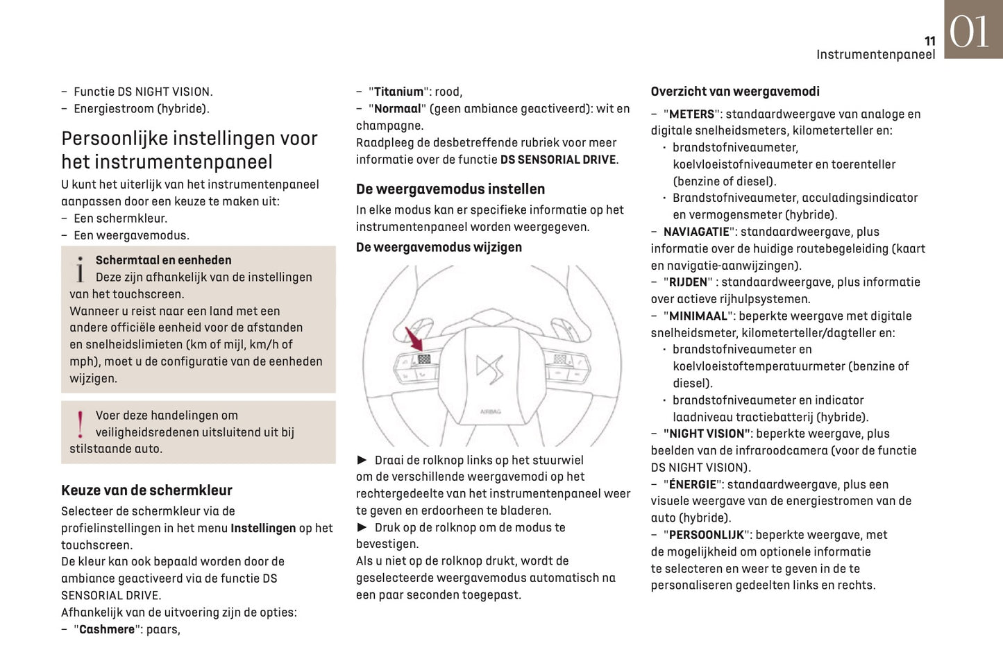 2019-2021 DS Automobiles DS 7 Crossback/DS 7 Crossback E-Tense Owner's Manual | Dutch