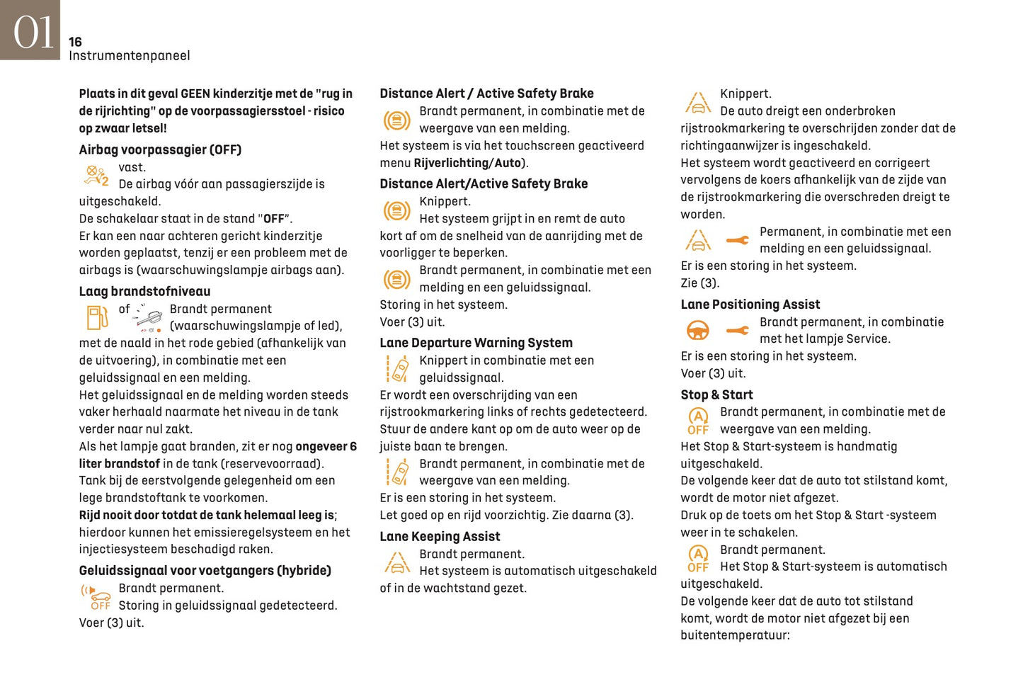 2019-2021 DS Automobiles DS 7 Crossback/DS 7 Crossback E-Tense Owner's Manual | Dutch