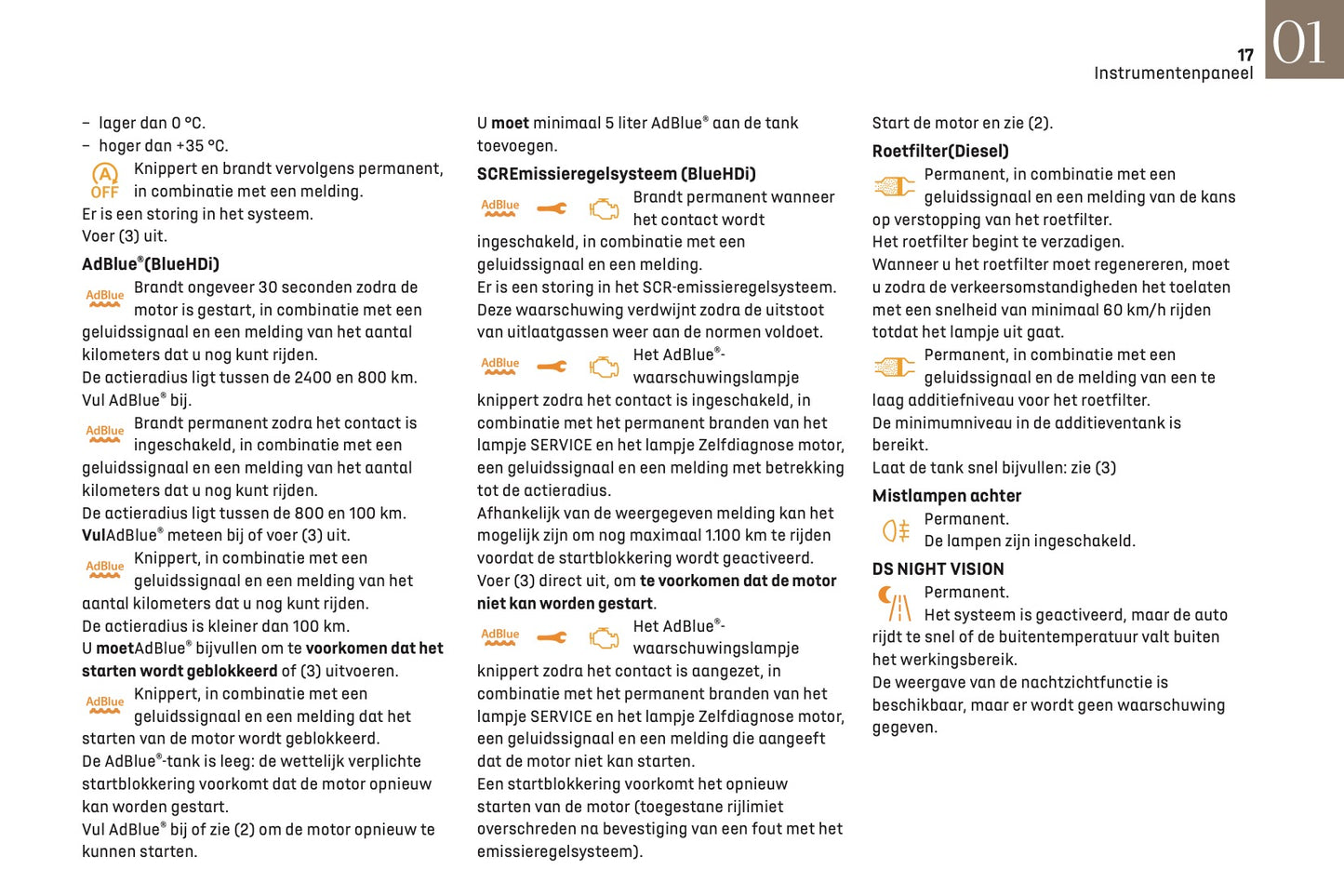 2019-2021 DS Automobiles DS 7 Crossback/DS 7 Crossback E-Tense Owner's Manual | Dutch