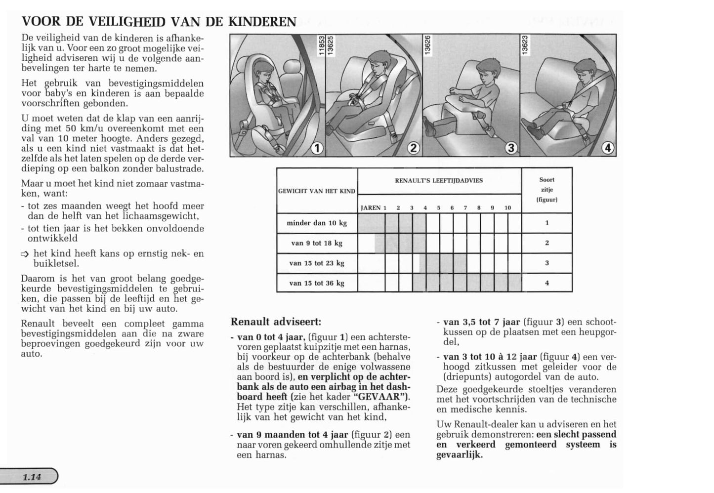 1998-1999 Renault Mégane Coupé/Mégane Coach Owner's Manual | Dutch