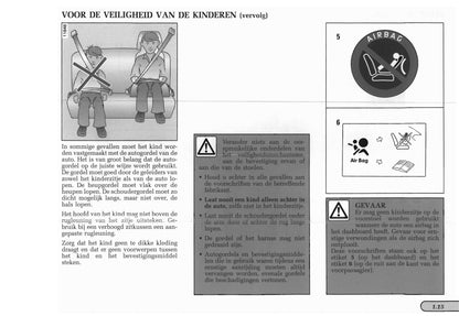 1998-1999 Renault Mégane Coupé/Mégane Coach Owner's Manual | Dutch