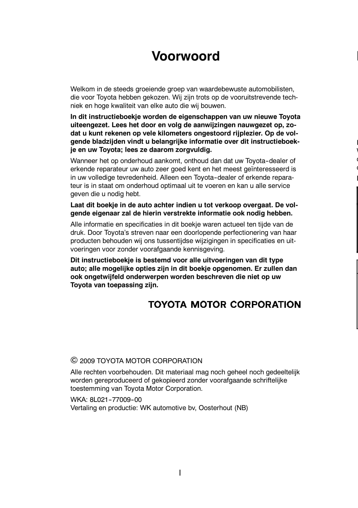 2009-2010 Toyota RAV4 Bedienungsanleitung | Niederländisch