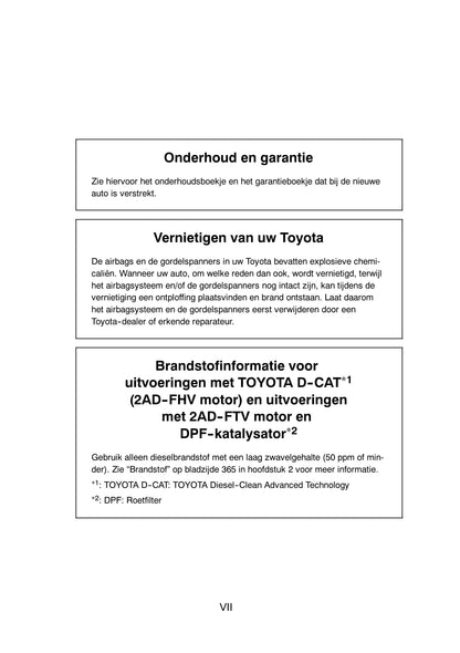 2009-2010 Toyota RAV4 Owner's Manual | Dutch