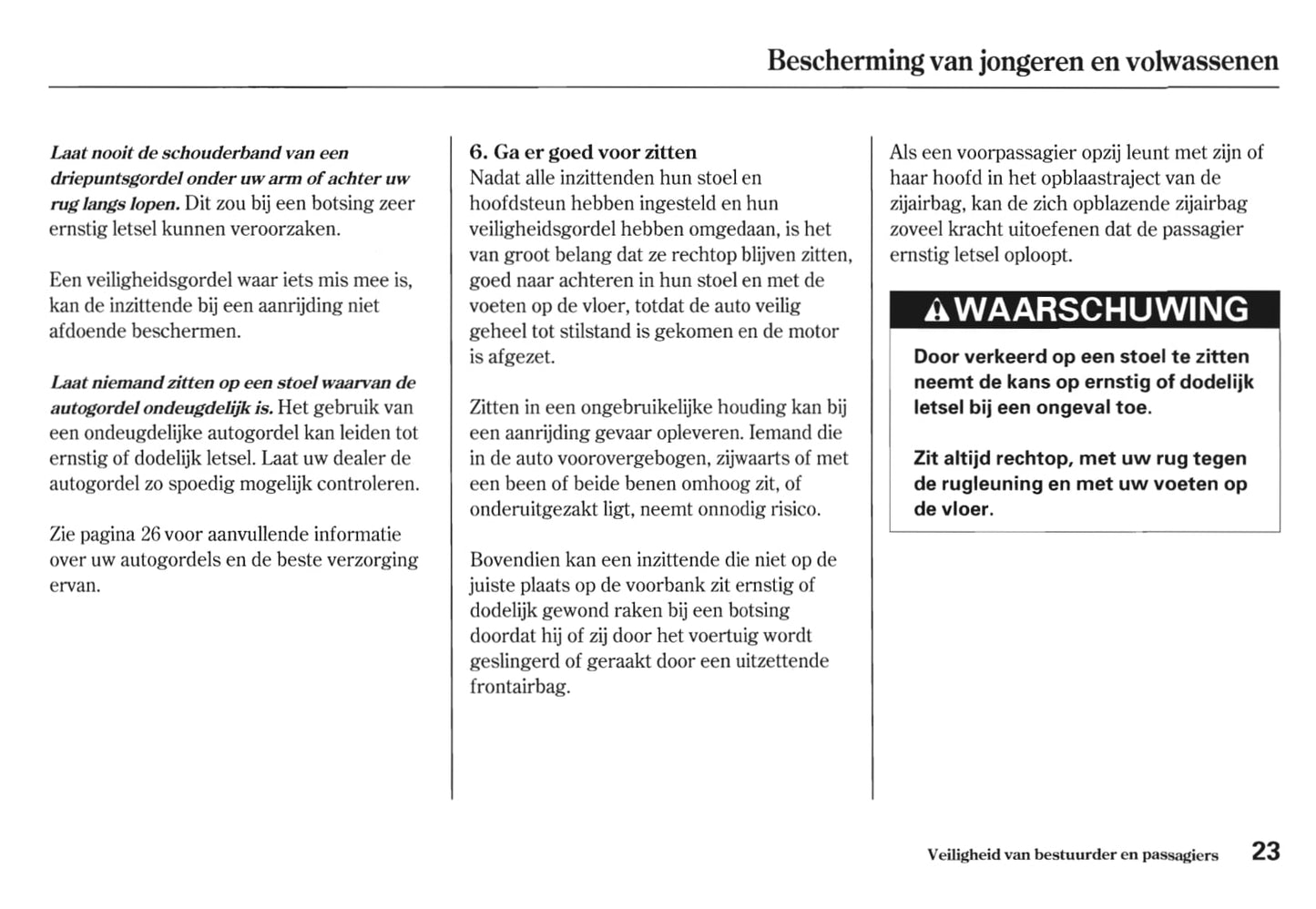 2010-2011 Honda CR-V Owner's Manual | Dutch