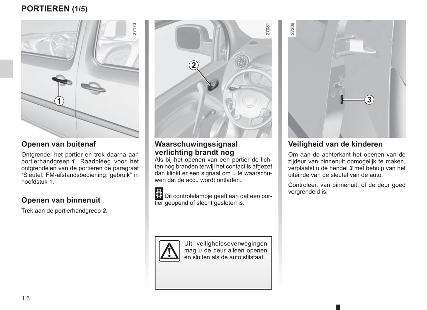 2003-2004 Renault Kangoo Bedienungsanleitung | Niederländisch