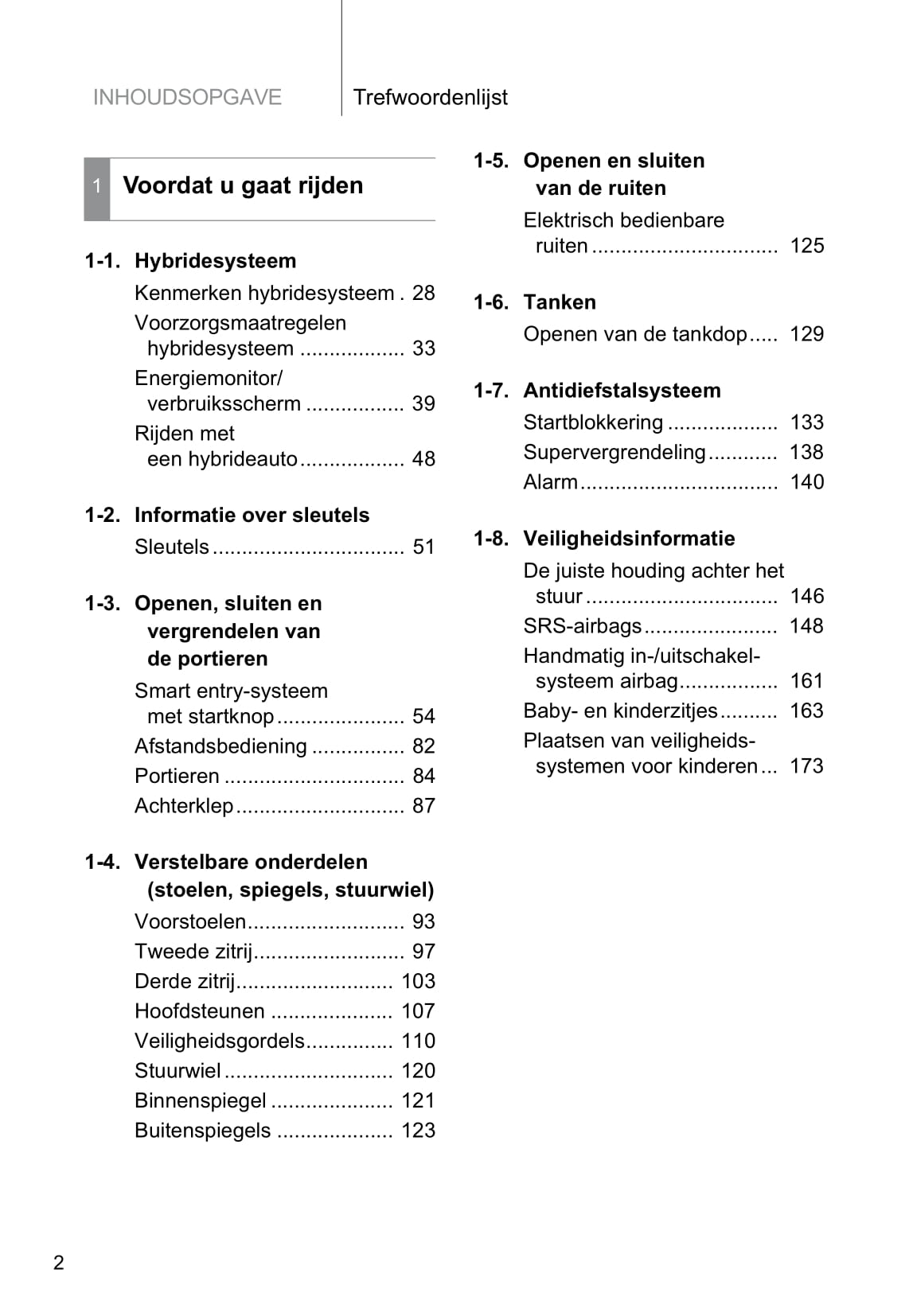 2013-2014 Toyota Prius Wagon Bedienungsanleitung | Niederländisch