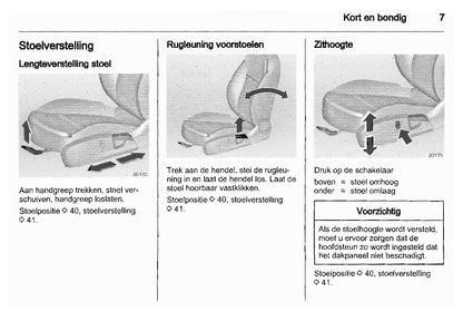 2010-2012 Saab 9-5 Owner's Manual | Dutch