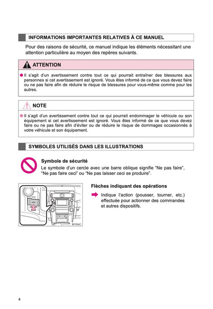 Toyota 4Runner Systéme De Navigation Et De Multimédia Guide d'utilisation 2013 - 2018