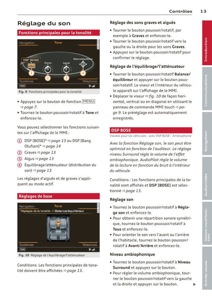 Audi Navigation MMI Plus Guide d'utilisation 2013