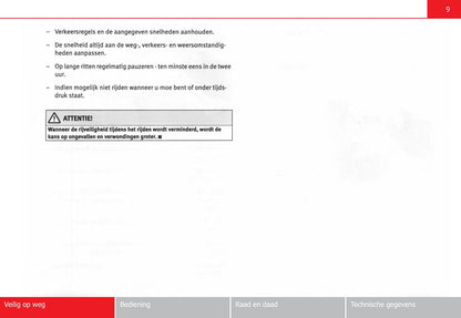 2004-2009 Seat Altea Owner's Manual | Dutch