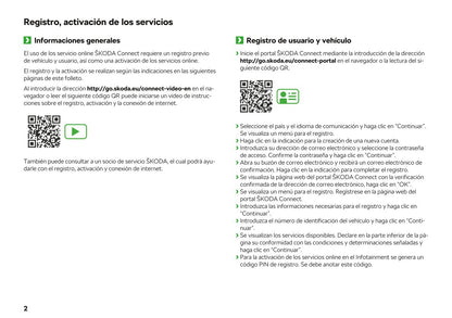 2017 Skoda Connect Owner's Manual | Spanish