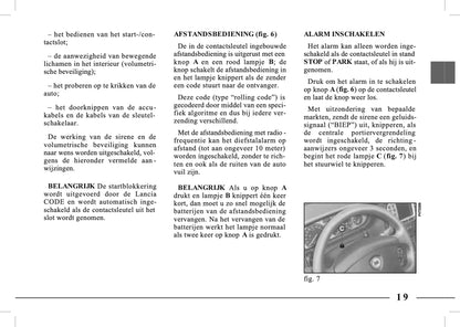 1995-2005 Lancia Lybra Bedienungsanleitung | Niederländisch