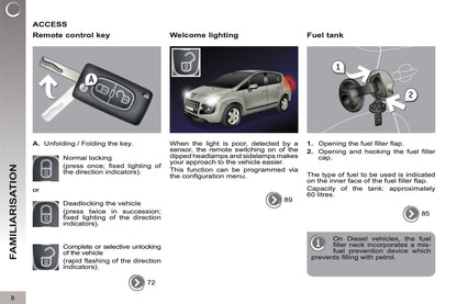 2012-2013 Peugeot 3008 Owner's Manual | English