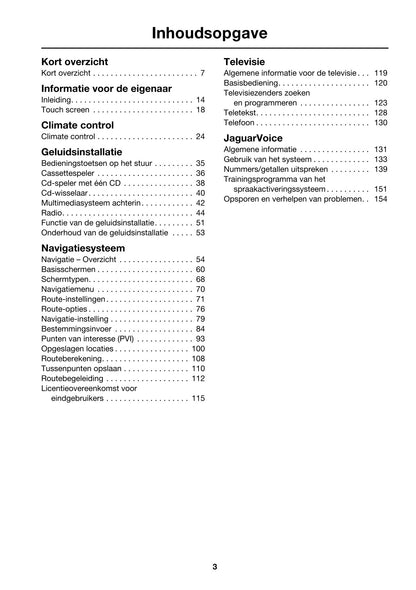 Jaguar XK Handboek Autotelefoon 2004