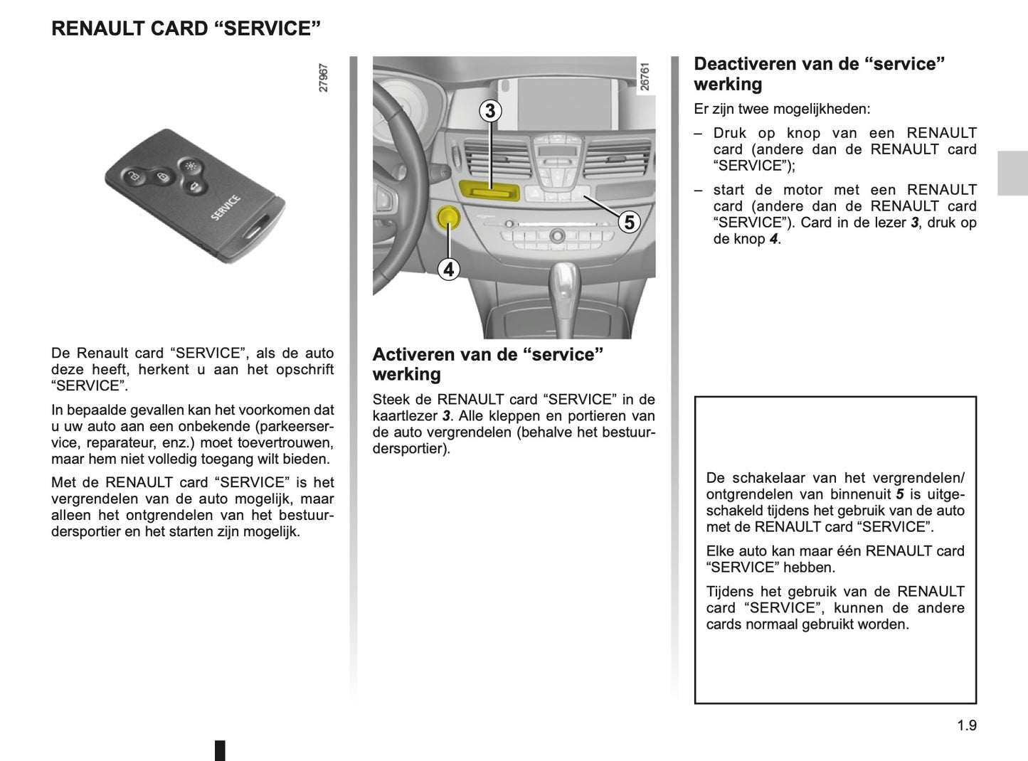 2009-2010 Renault Laguna Owner's Manual | Dutch