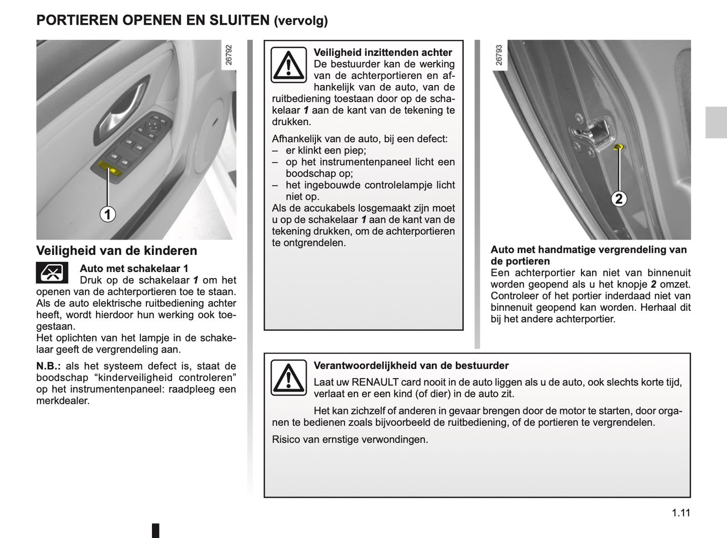 2009-2010 Renault Laguna Owner's Manual | Dutch