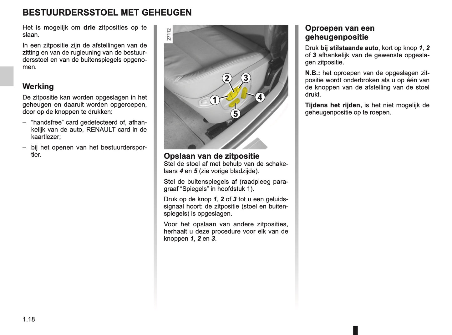 2009-2010 Renault Laguna Owner's Manual | Dutch