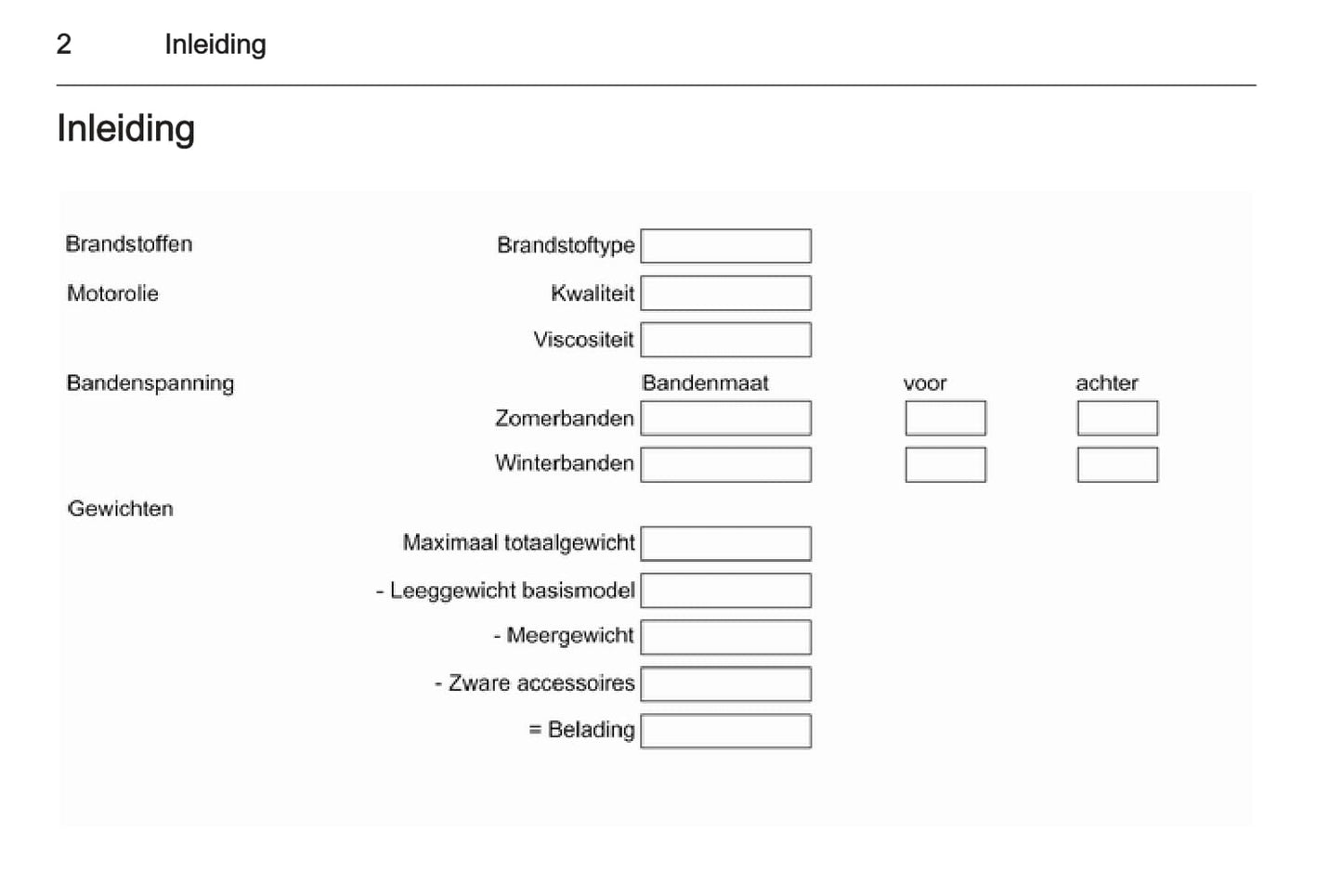 2013-2014 Opel Zafira/Zafira Family Owner's Manual | Dutch