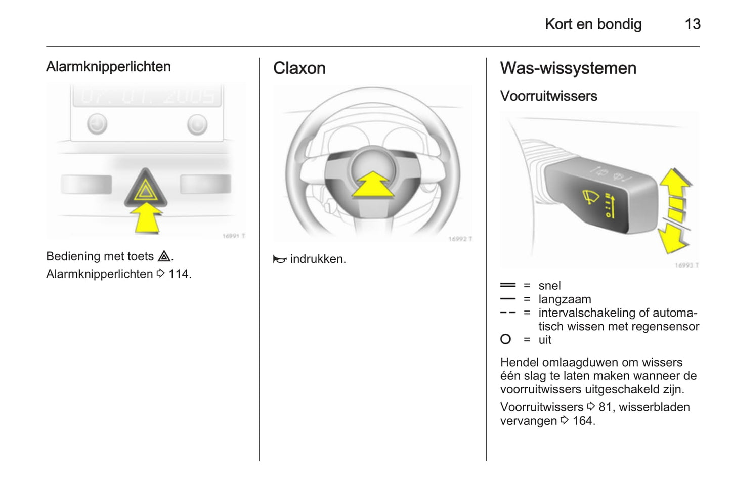 2013-2014 Opel Zafira/Zafira Family Owner's Manual | Dutch