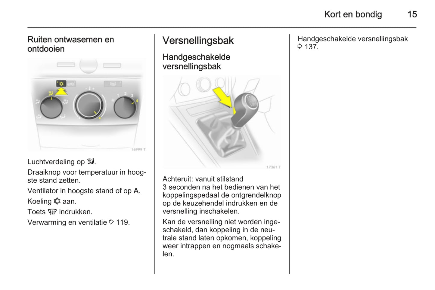 2013-2014 Opel Zafira/Zafira Family Owner's Manual | Dutch