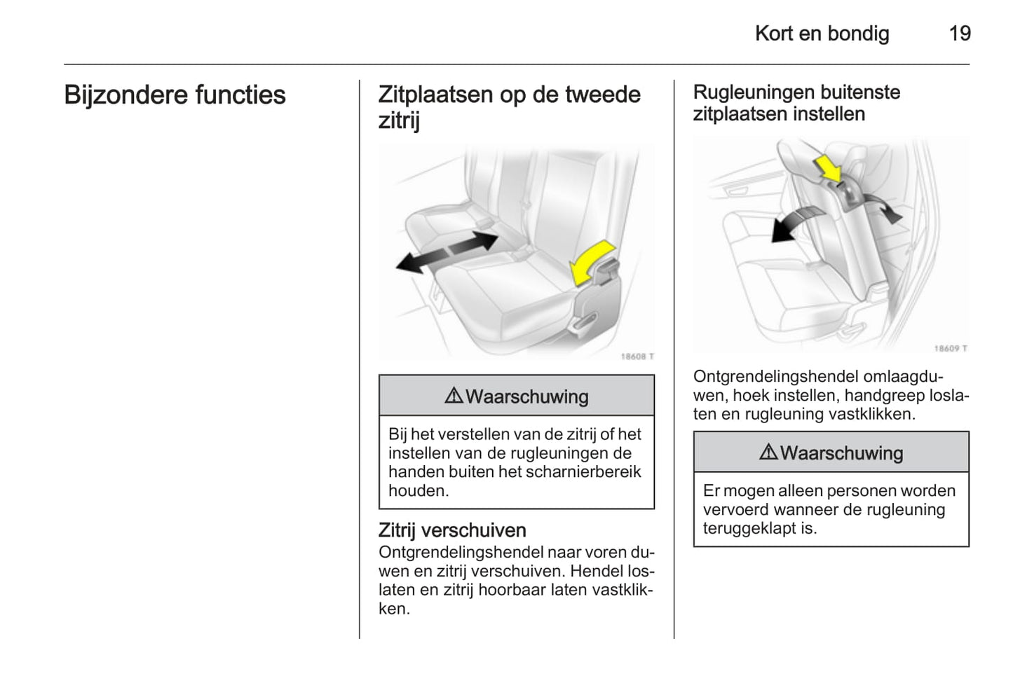 2013-2014 Opel Zafira/Zafira Family Owner's Manual | Dutch