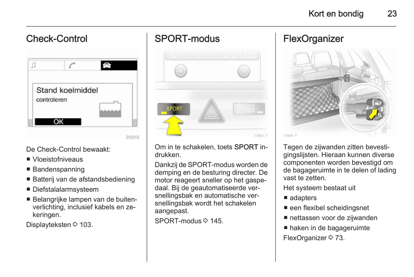 2013-2014 Opel Zafira/Zafira Family Owner's Manual | Dutch