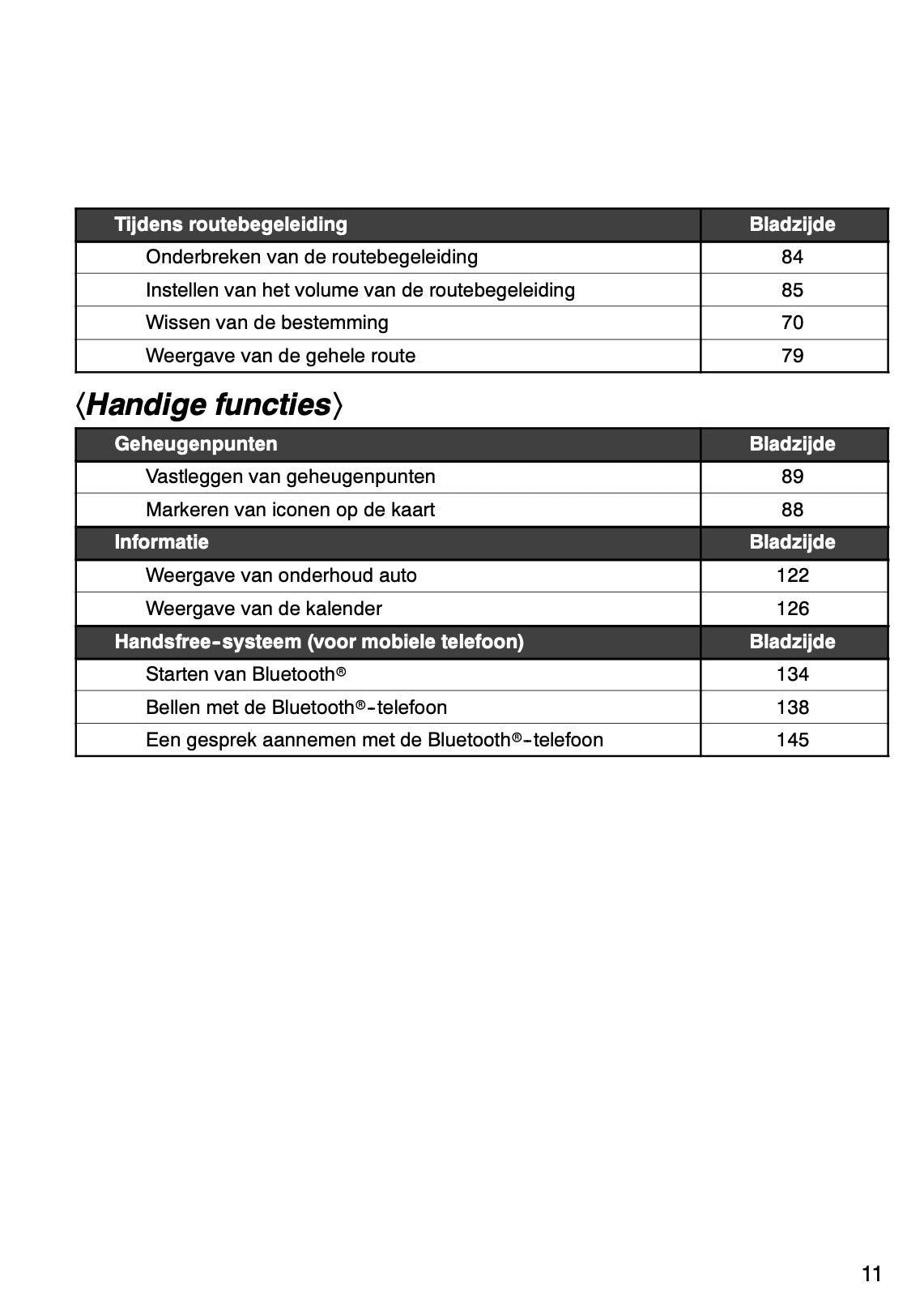 Toyota Auris Navigatiesysteem Handleiding 2010