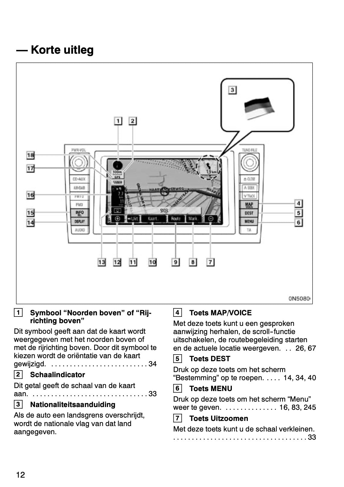 Toyota Auris Navigatiesysteem Handleiding 2010