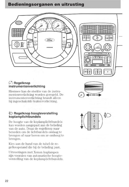 2003-2005 Ford Mondeo Bedienungsanleitung | Niederländisch