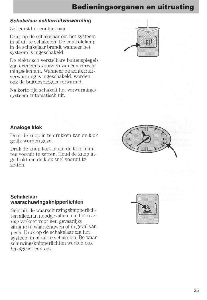 2003-2005 Ford Mondeo Bedienungsanleitung | Niederländisch