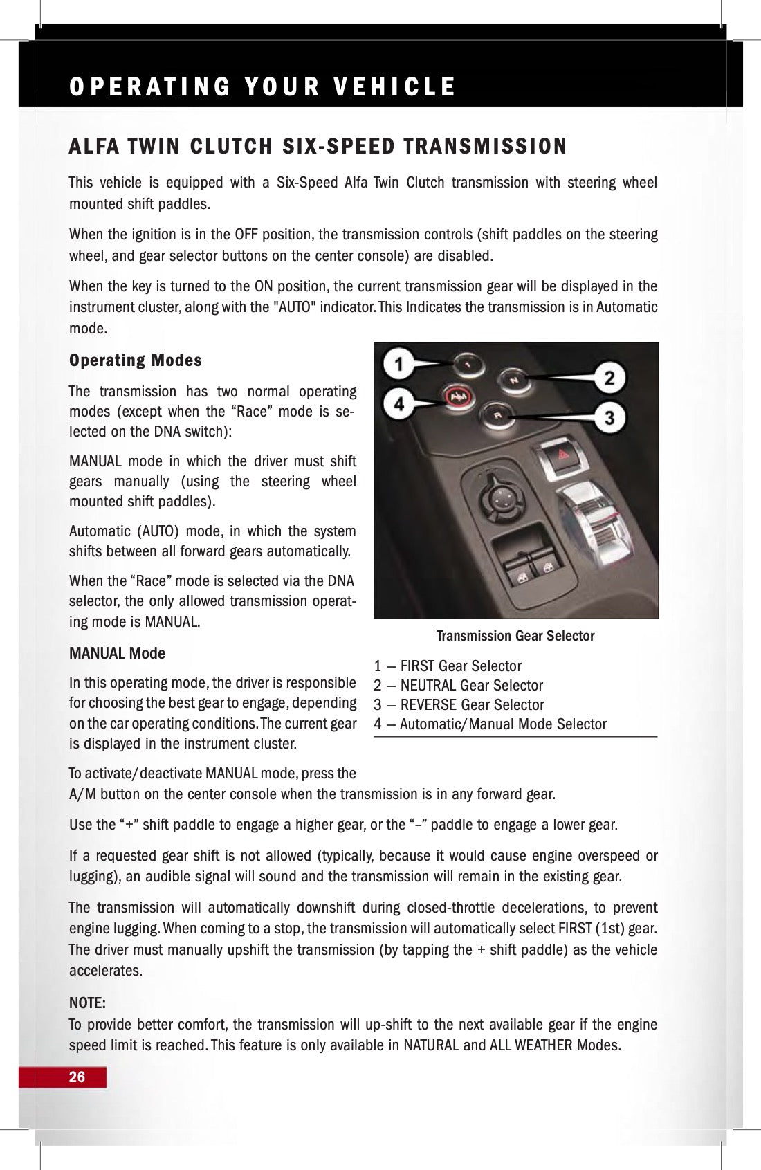 2015 Alfa Romeo 4C Owner's Manual | English