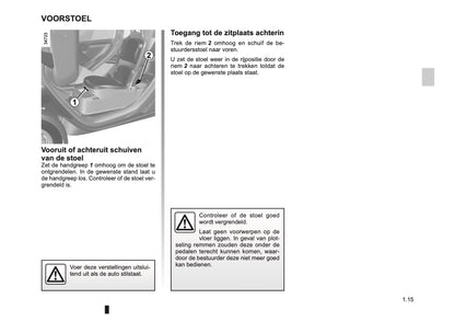 2012-2013 Renault Twizy Z.E. Owner's Manual | Dutch