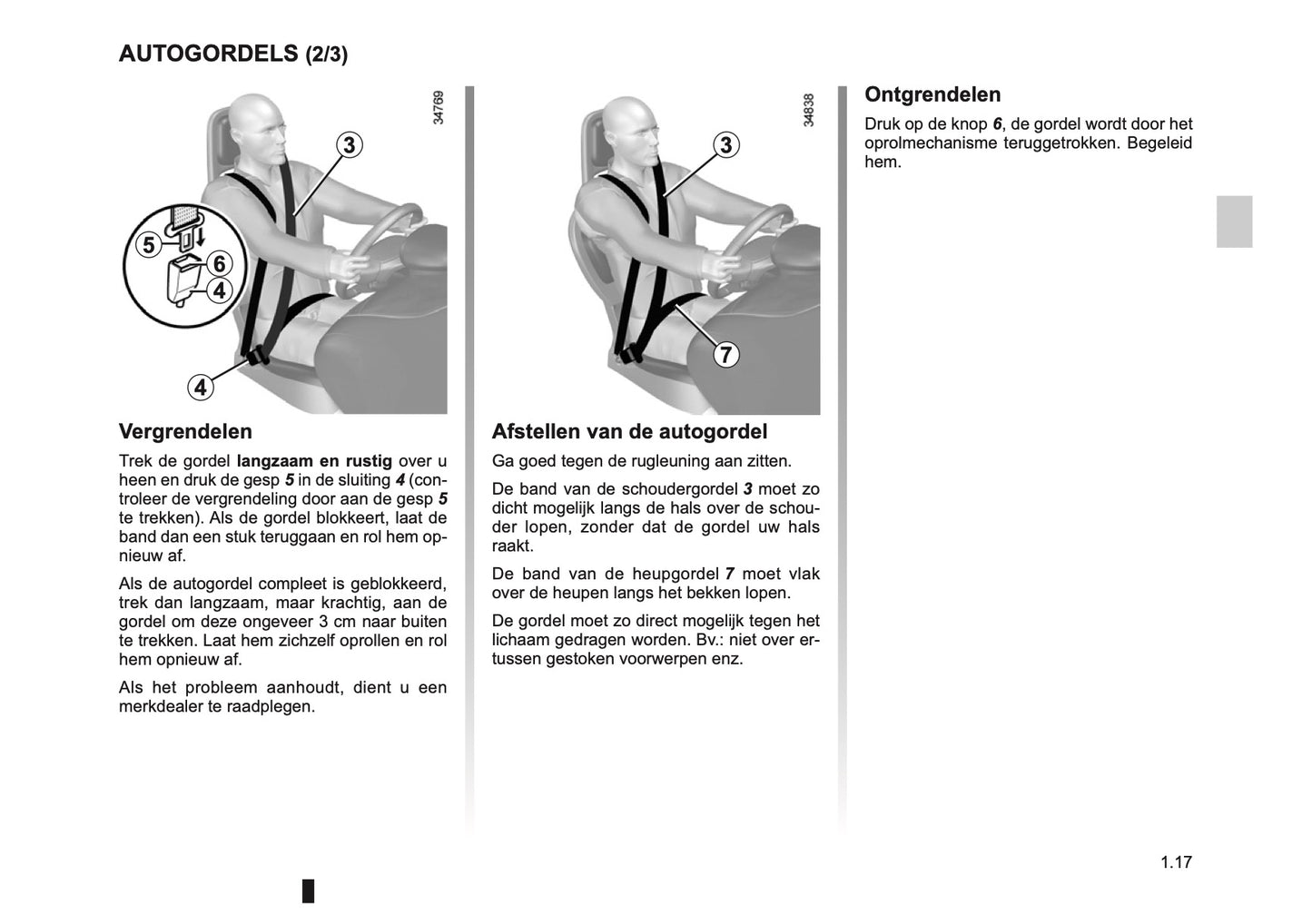 2012-2013 Renault Twizy Z.E. Owner's Manual | Dutch