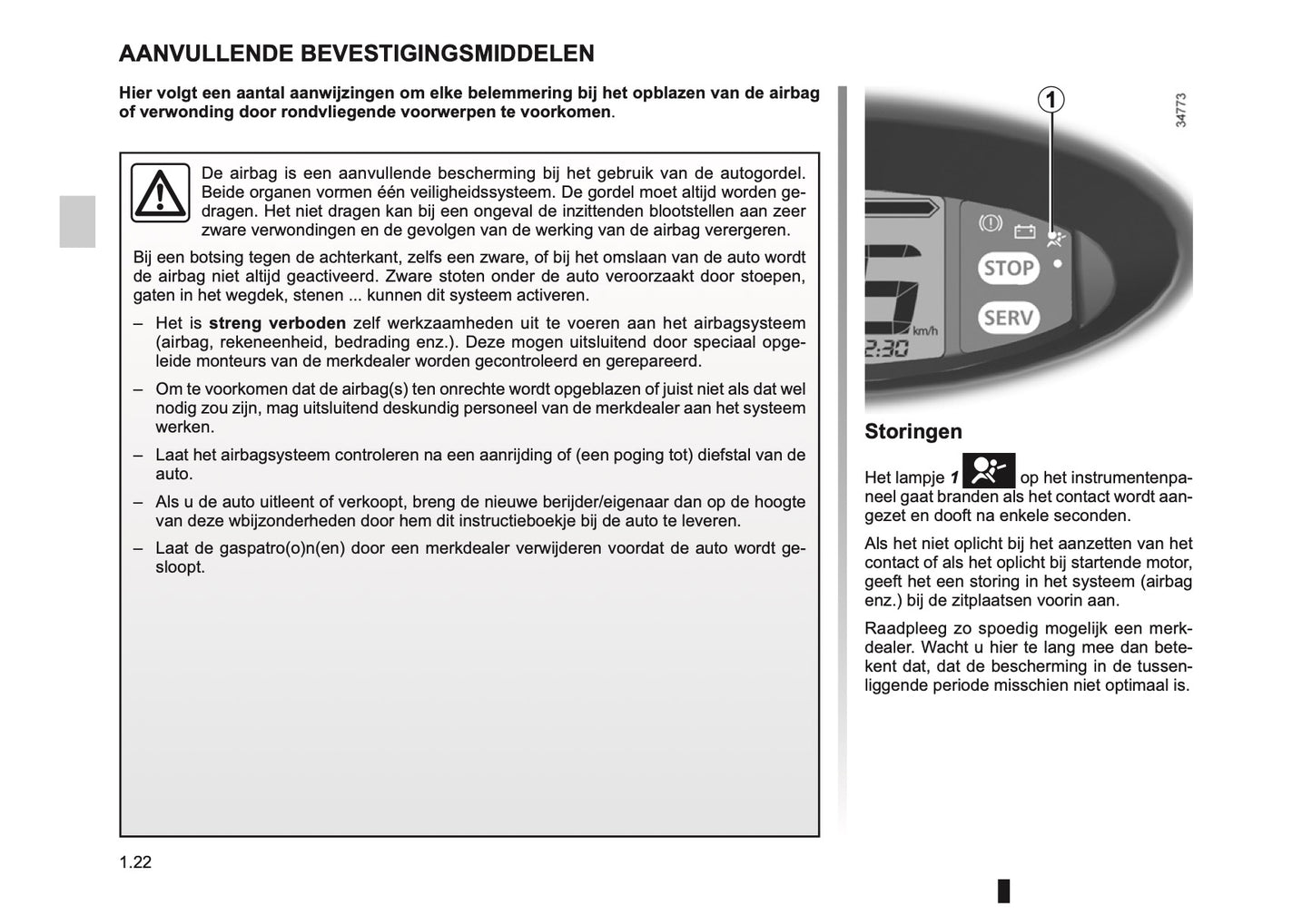 2012-2013 Renault Twizy Z.E. Owner's Manual | Dutch