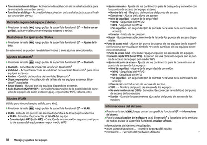 Skoda Admundsen y Bolero Manual de Instrucciones