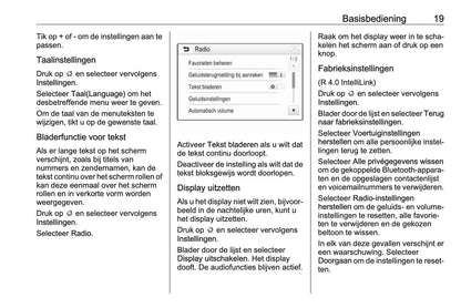 Opel Adam Infotainment System Handleiding 2017 - 2019