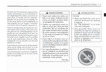 2006-2011 Chevrolet Epica Owner's Manual | Dutch