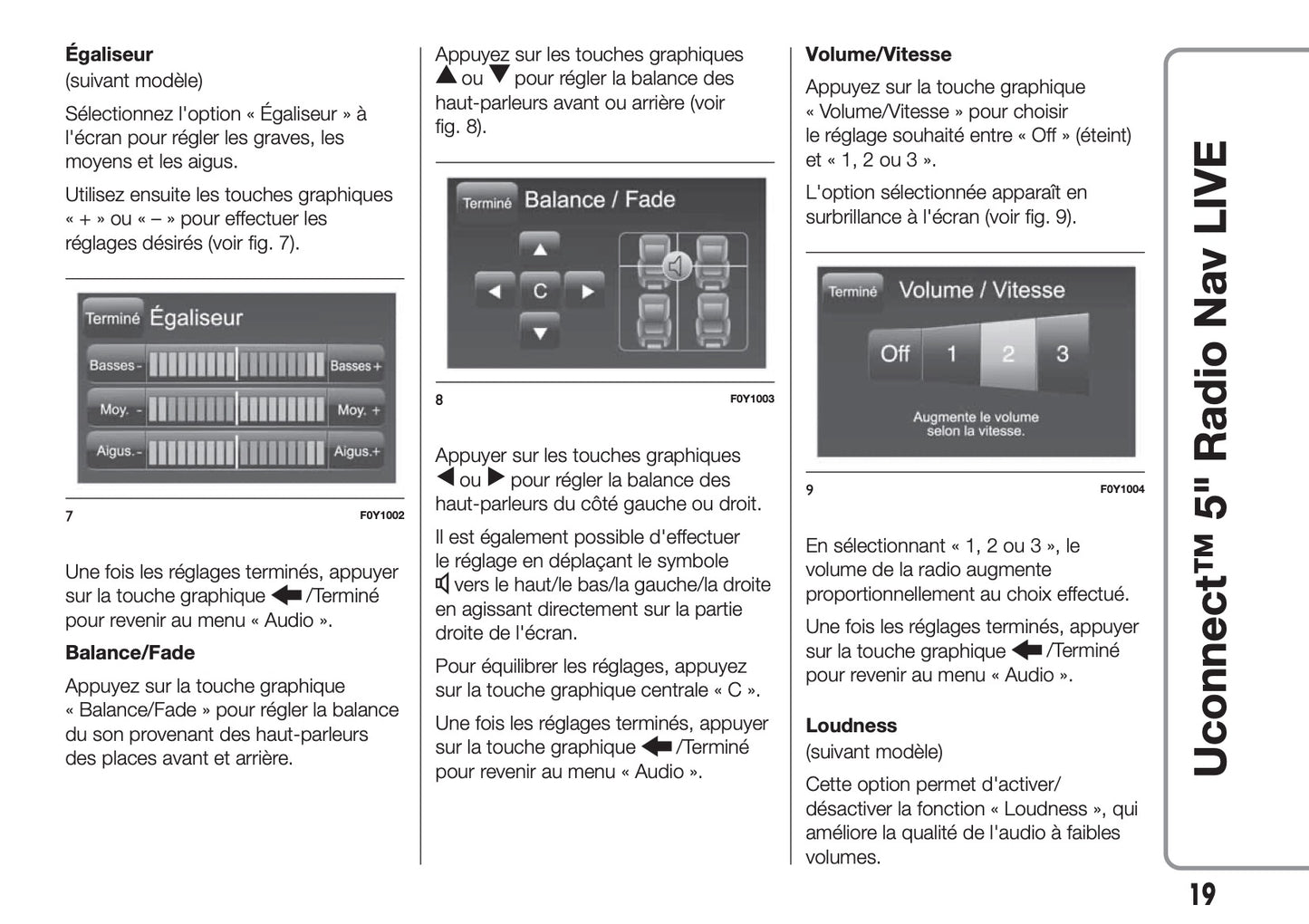 Alfa Romeo MiTo Uconnect Radio Nav 5.0 Live Guide d'utilisation 2016 - 2020