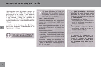 Citroën Carnet d´entretien et de Garanties