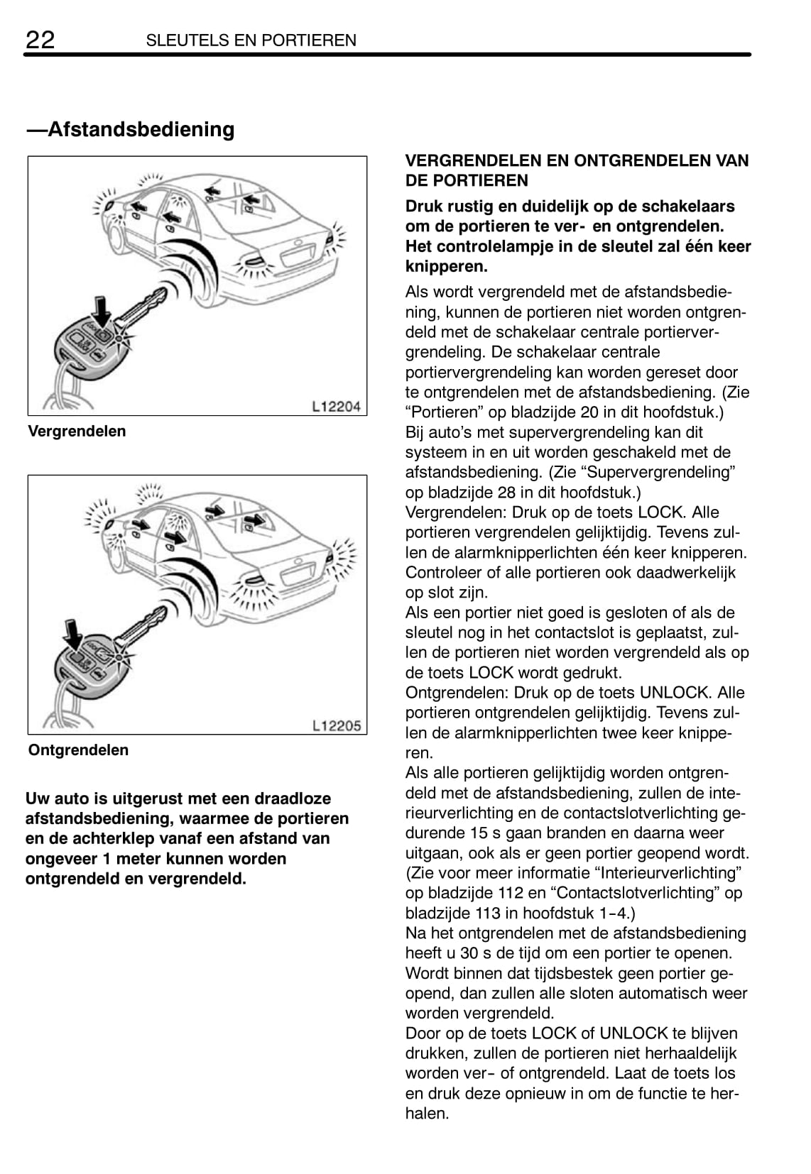 2002-2004 Toyota Camry Owner's Manual | Dutch