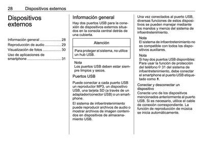 Opel Grandland X Manual de infoentretenimiento 2017 - 2020