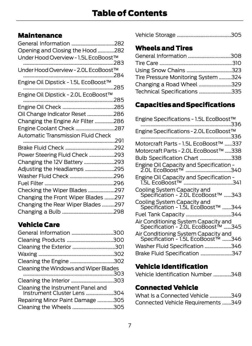 2022 Ford Bronco Sport Owner's Manual | English