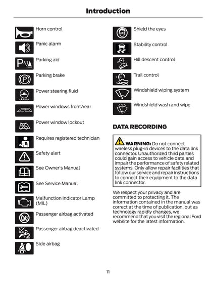 2022 Ford Bronco Sport Owner's Manual | English