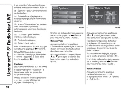 Fiat 500L Uconnect Radio Nav 5.0 Guide d'utilisation 2012 - 2017