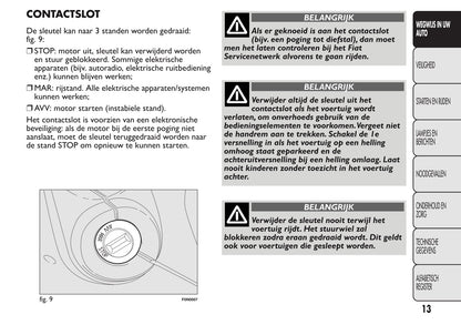 2013-2014 Fiat Ducato Euro 5 Owner's Manual | Dutch